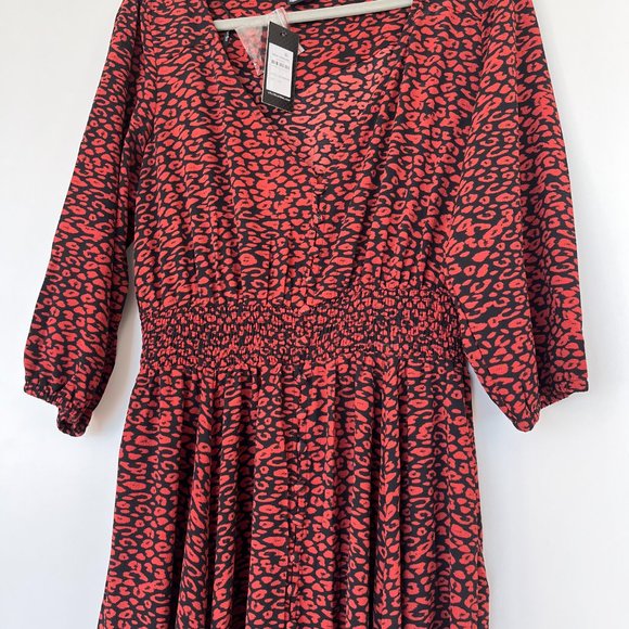 NWT City Chic Leopard Print Maxi Dress - Picture 6 of 8